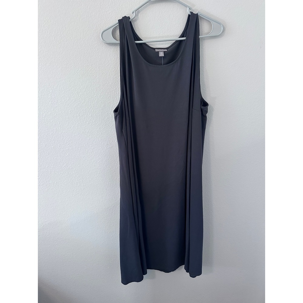 NWT J. Jill Stretch Dress 2X Wearever Flagstone Gray Brown Sleeveless Dress